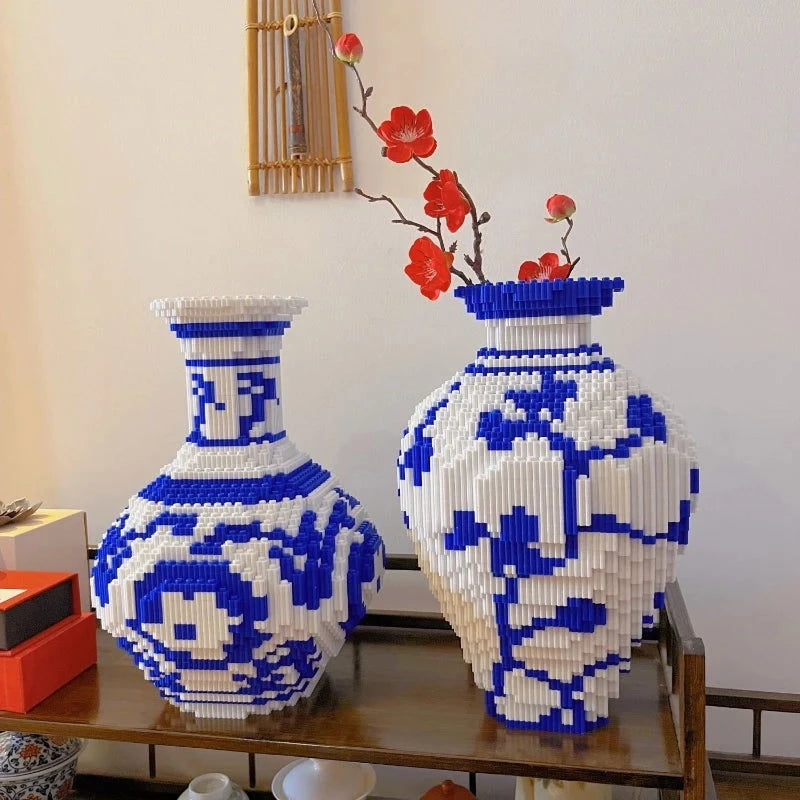 Bloc de Construction Vase Chinois Pour Fleur - Plante Paradise