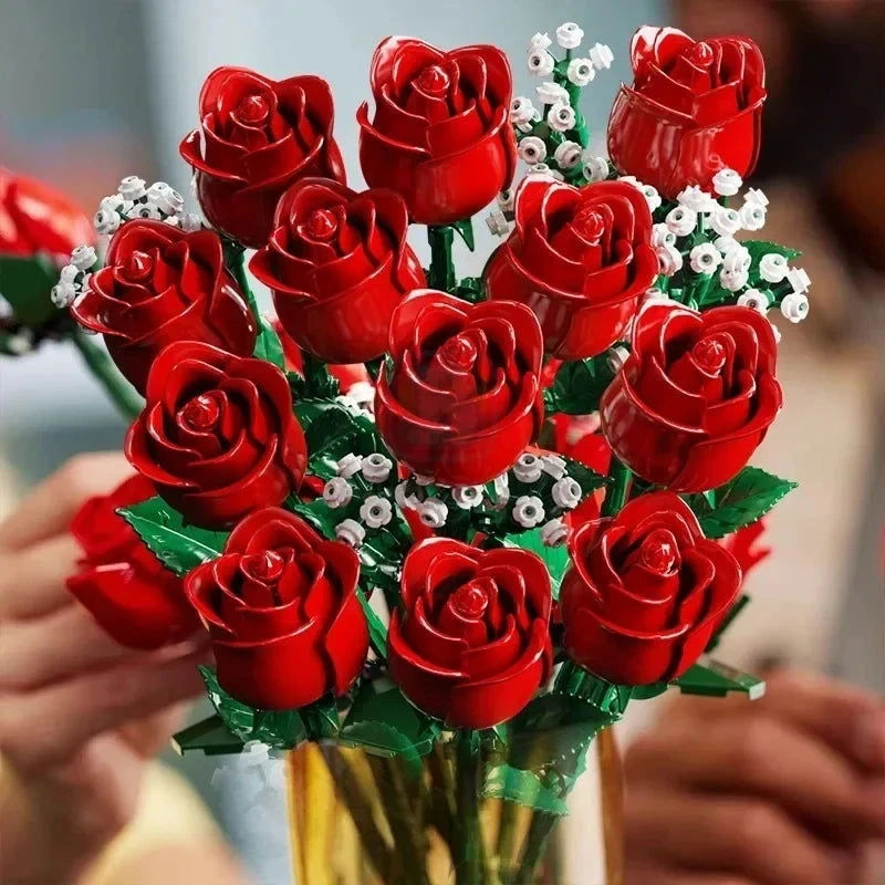 Bloc de Construction Joli Bouquet De Rose - Plante Paradise