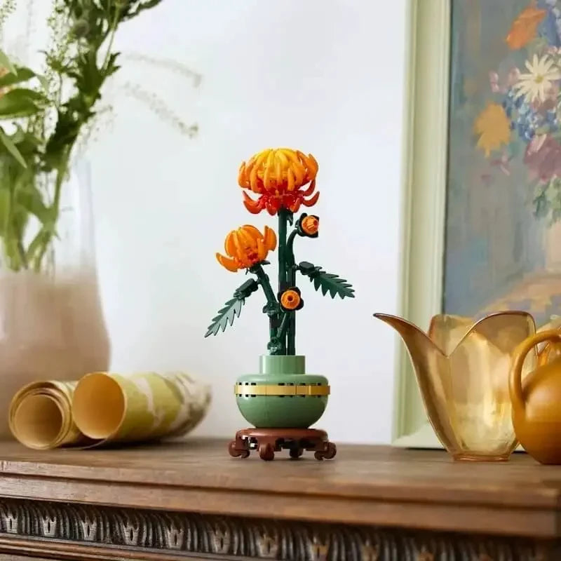 Bloc de Construction Fleur Chrysanthème