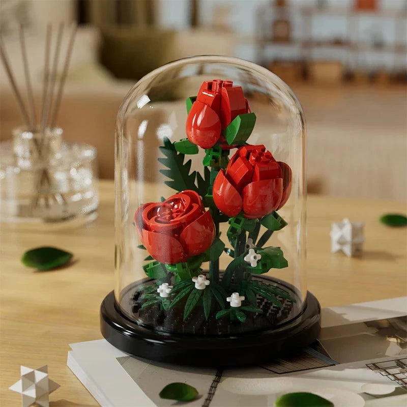 Bloc de Construction Fleur Sous Cloche - Plante Paradise