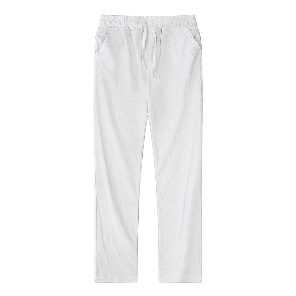 Pantalon Lin Homme Coupe Ajustée pour l’été