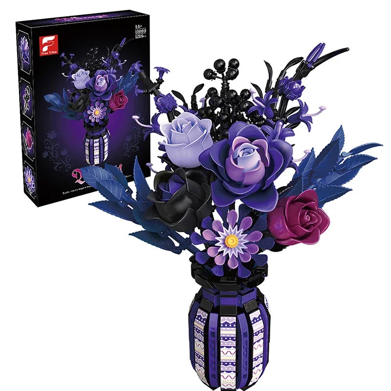 LEGO Bouquet Flower - Dark Romance