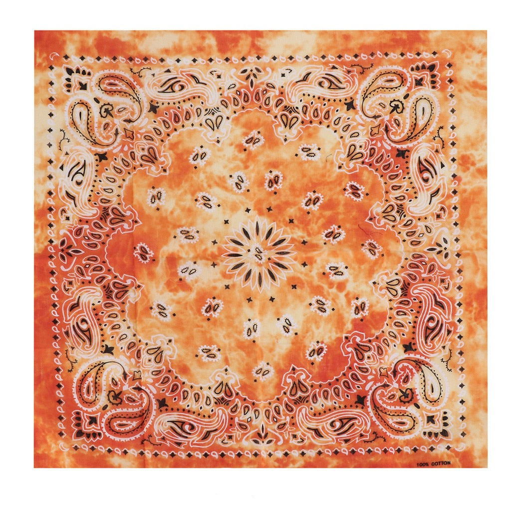 Bandana Homme <br> Imprimer Vintage Orange