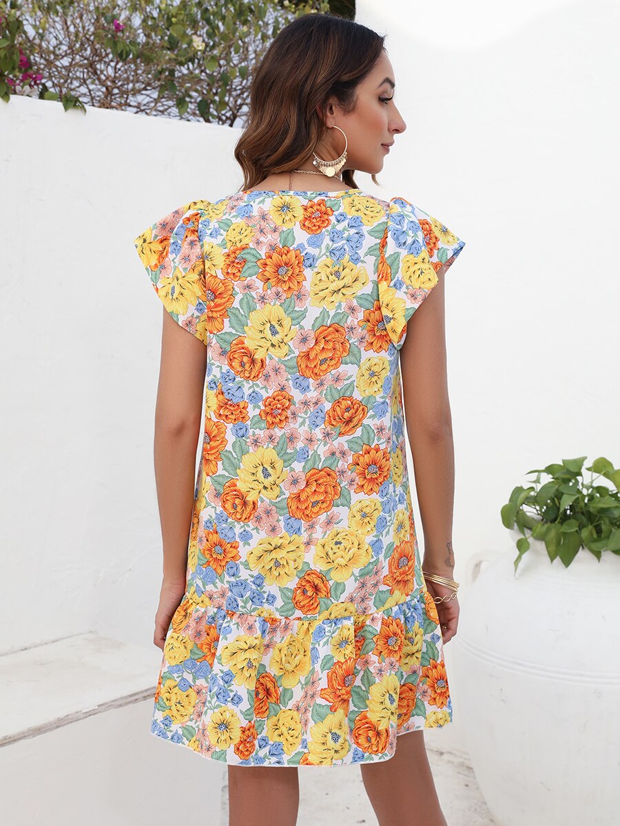 Robe Fleurie <br> Coloré