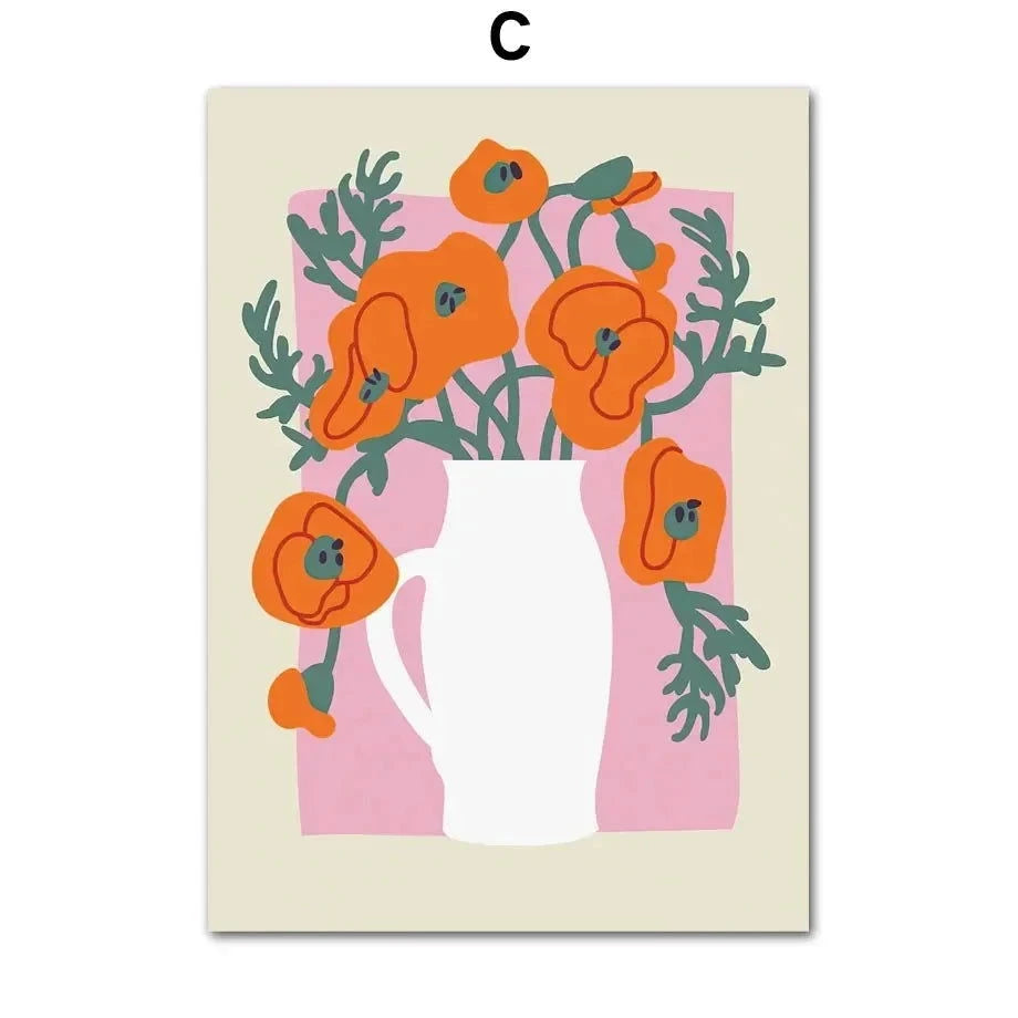 Poster Cartoon Fleur - Plante Paradise