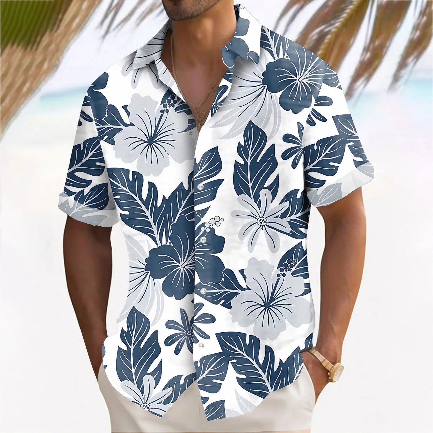 Chemise Fleurie Homme Paradisiaque