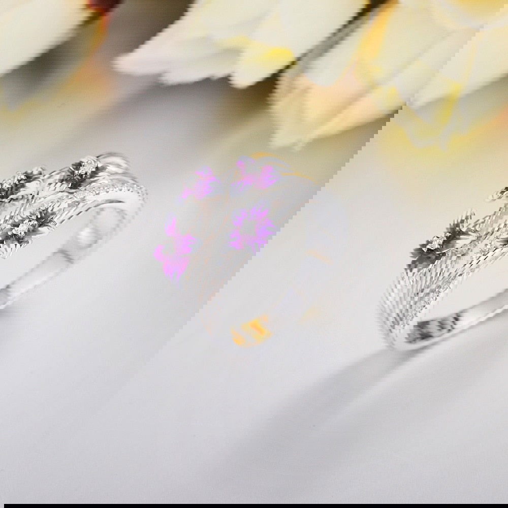 Bague Fleur <br> Multiple (Argent)