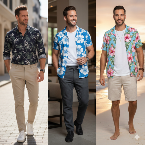 Avec quoi porter une chemise fleurie homme ?