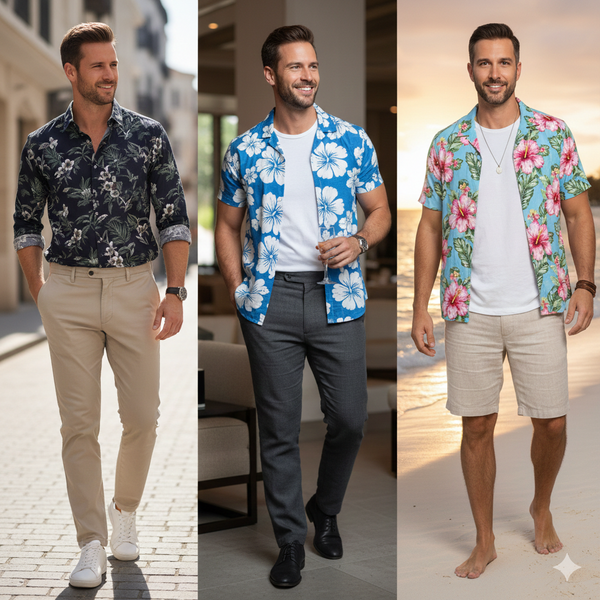 Avec quoi porter une chemise fleurie homme ?