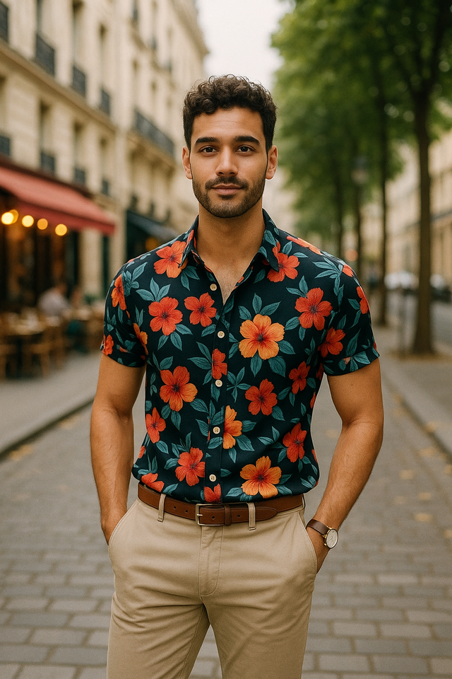 Camisas florales para hombre: los mejores looks para una cita