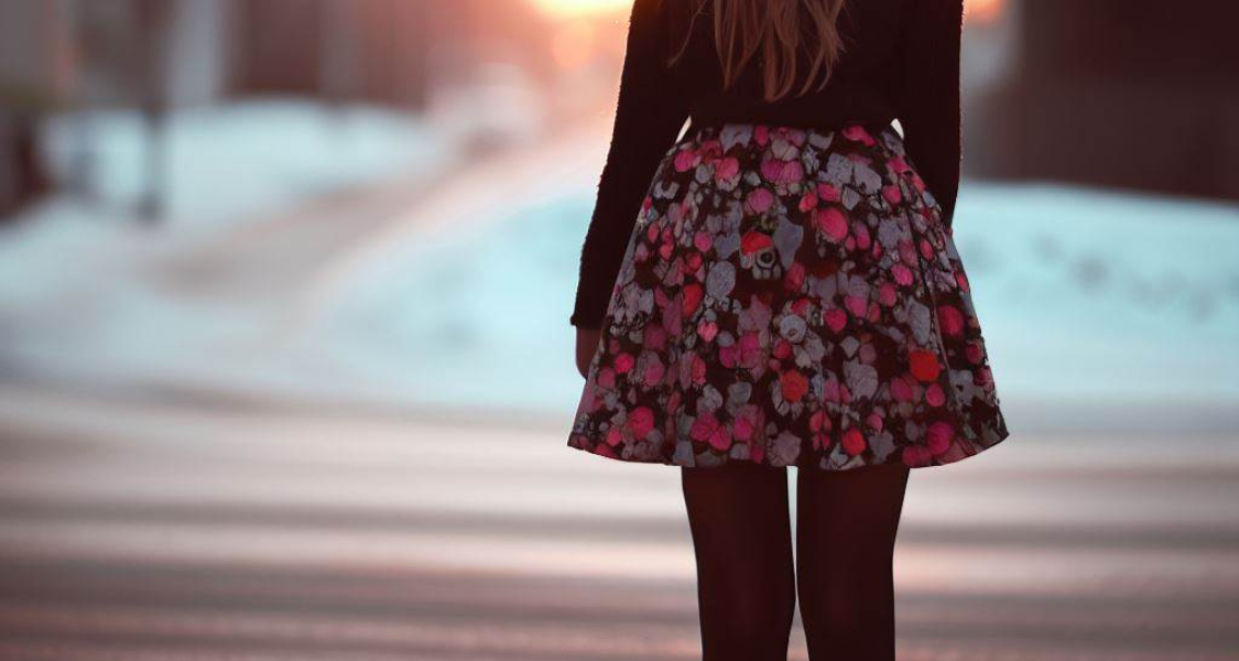 How to wear a dress or a skirt in winter?