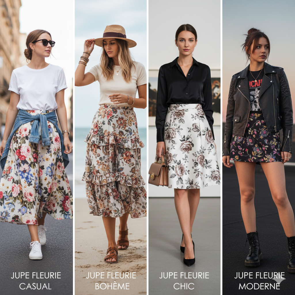 Comment choisir une jupe fleurie selon sa morphologie et son style