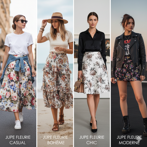 Comment choisir une jupe fleurie selon sa morphologie et son style