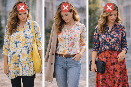 Les erreurs à éviter avec une chemise fleurie femme