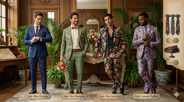 Men's Floral Suit: The Complete Guide to Bold Masculine Floral Elegance