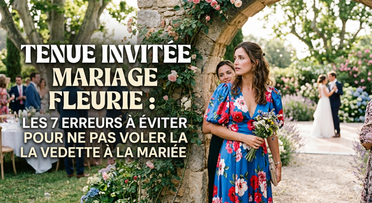 Tenue invitée mariage fleurie : les 7 erreurs à éviter pour ne pas voler la vedette à la mariée