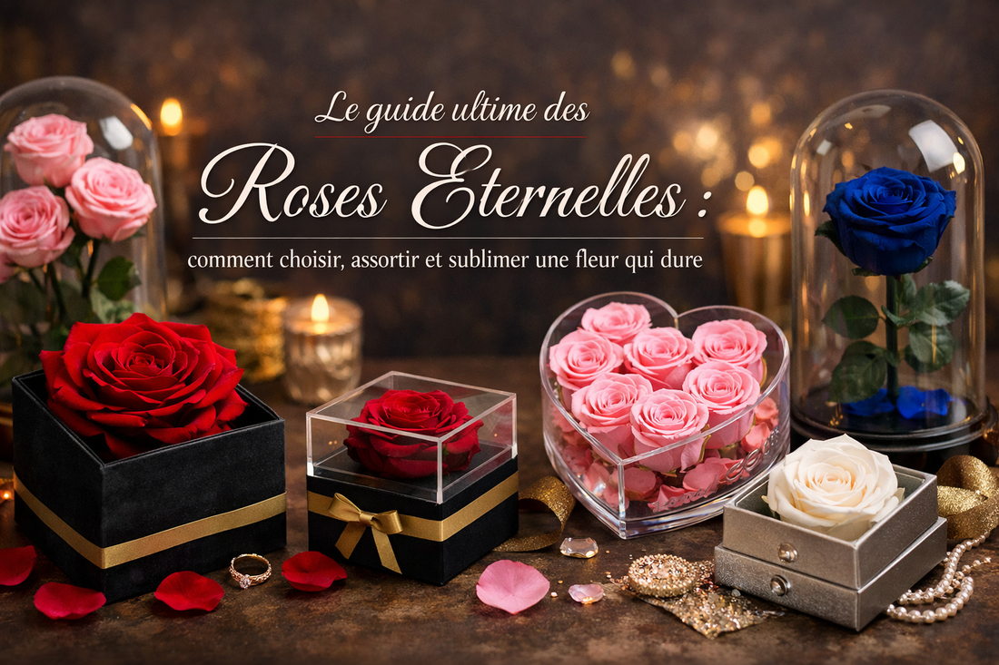 Le guide ultime des Roses Éternelles : comment choisir, assortir et sublimer une fleur qui dure
