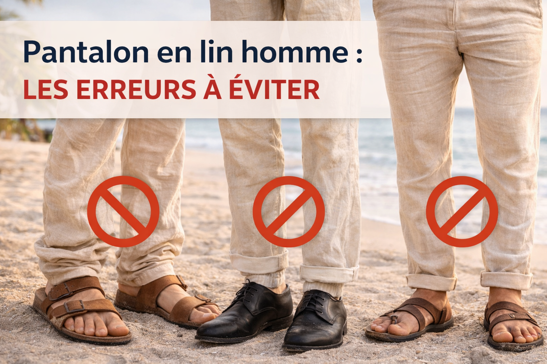 Pantalon en lin homme : les erreurs à éviter