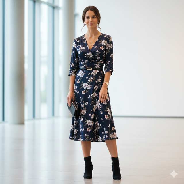 ¿Qué llevar con un vestido floral? (zapatos, bolsos, accesorios) 