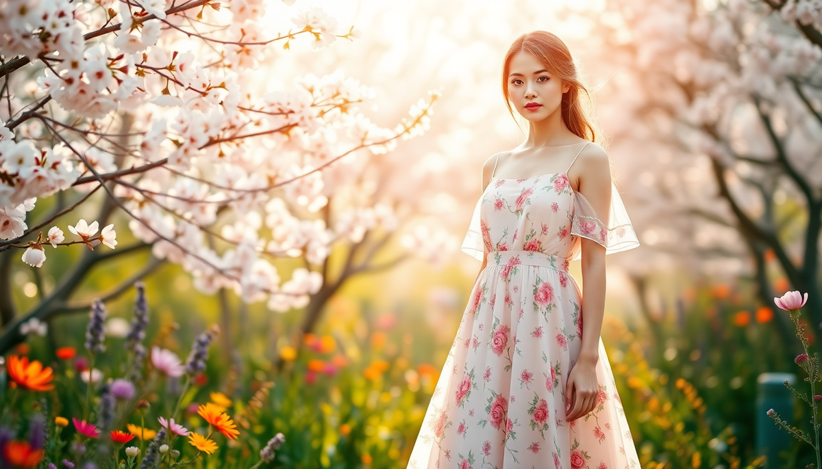 Pourquoi les habits fleuris sont à la mode au printemps et en été ?