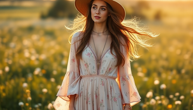¿Cuáles son los mejores conjuntos florales para un look bohemio chic? 
