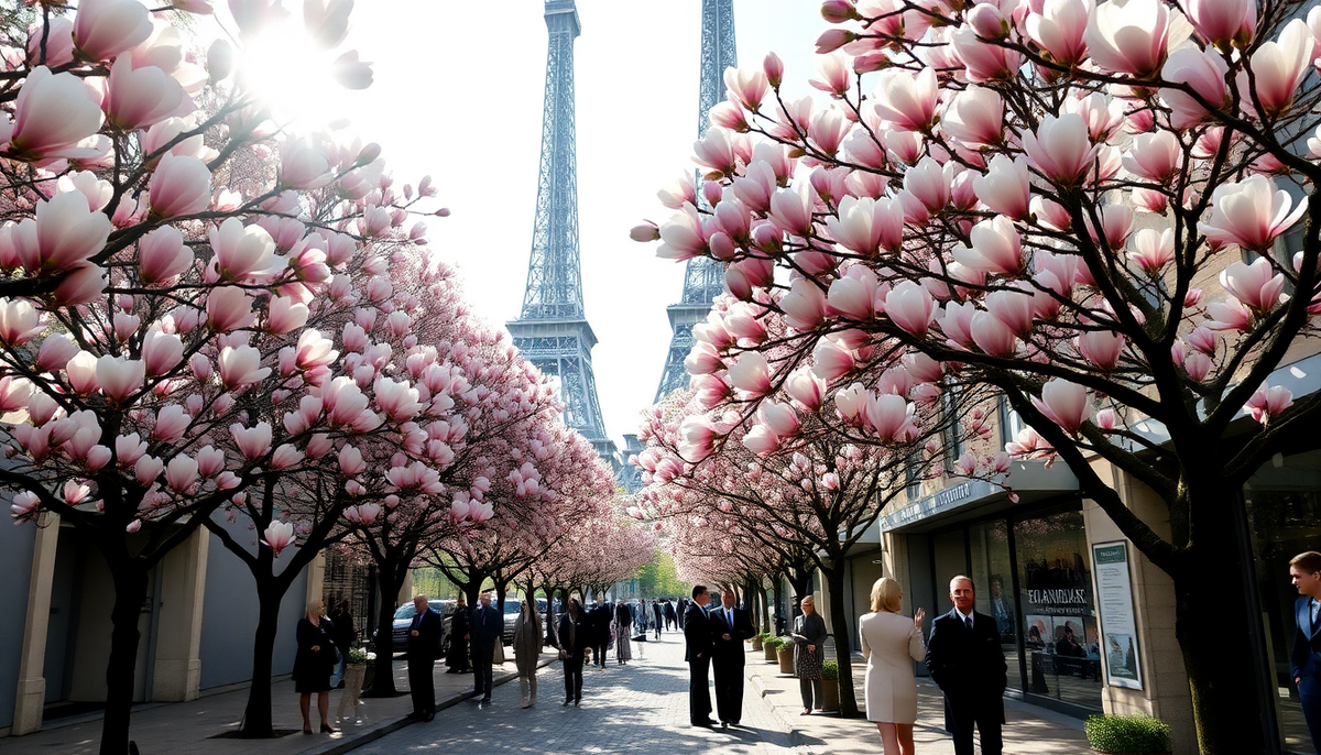 Magnolias en fleur à Paris : où et quand les admirer