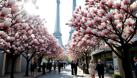 Découvrez les plus beaux magnolias en fleur à Paris