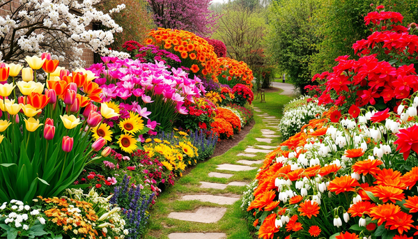 Les plus belles fleurs par saison, du printemps à l'hiver