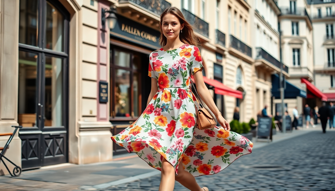 Comment porter une robe fleurie avec style ?