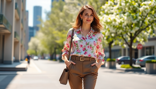 Comment porter une chemise fleurie pour femme ?