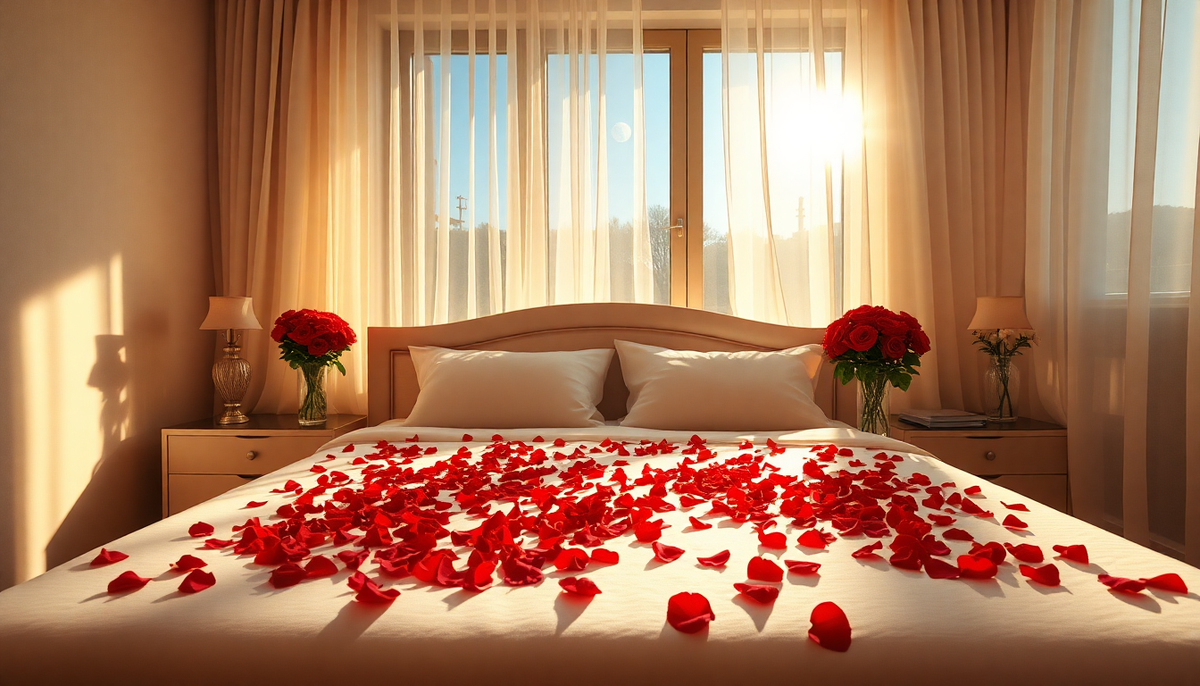Créer une Chambre Romantique avec des Roses pour la Saint-Valentin