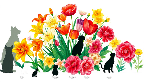 Which flowers are toxic to pets?