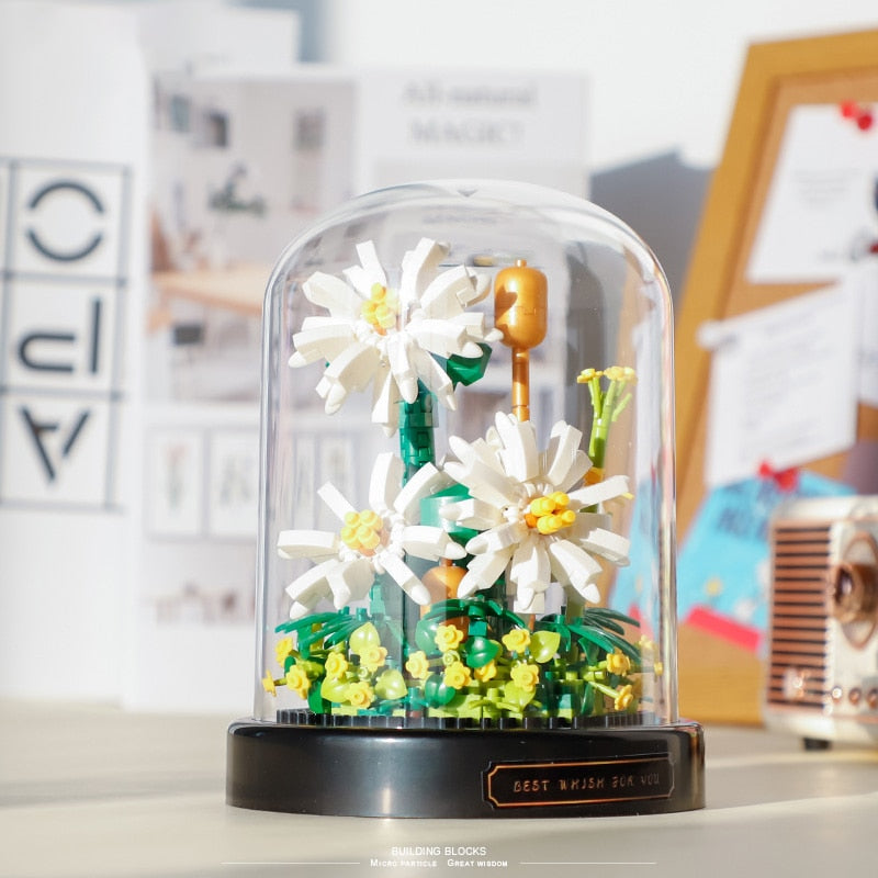 Fleur Marguerite <br> Bloc de Construction
