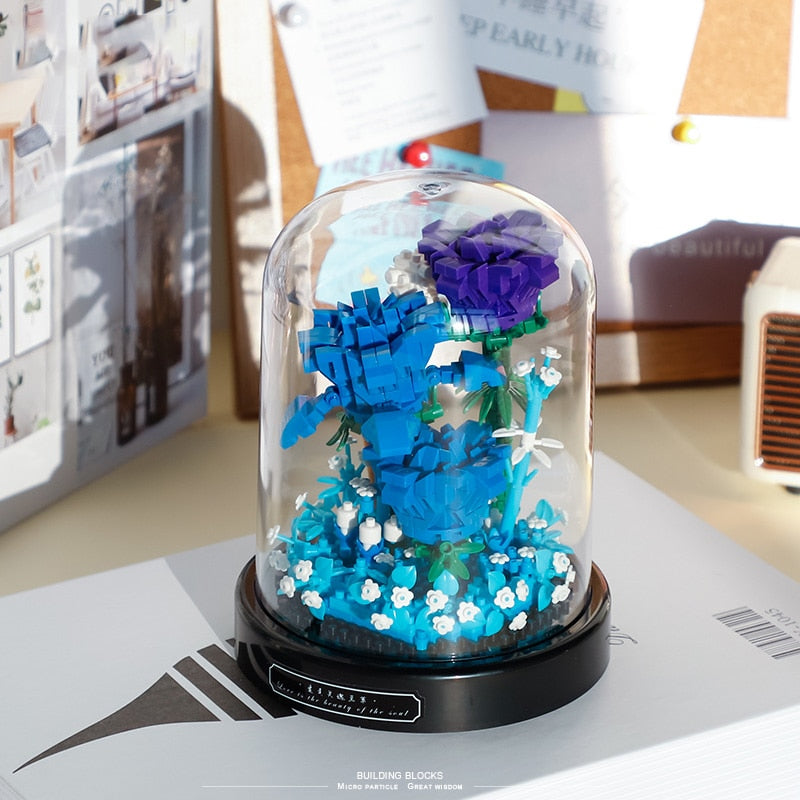 Fleur Bleue <br> Bloc de Construction
