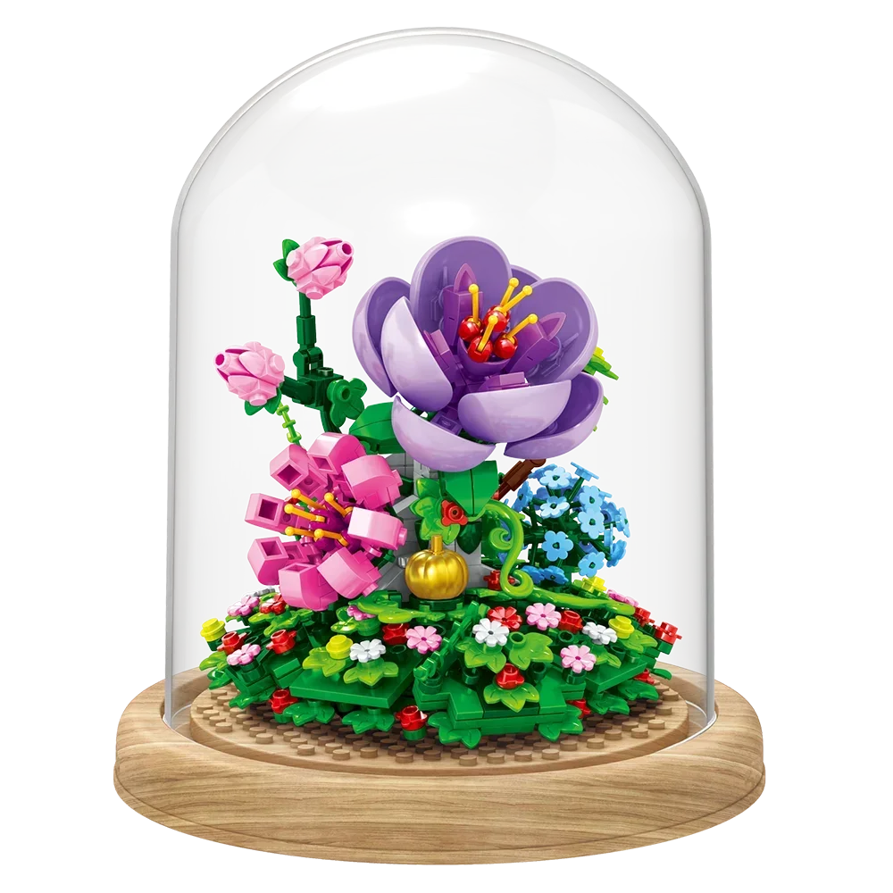 Bloc de Construction Pot De <br> Fleur
