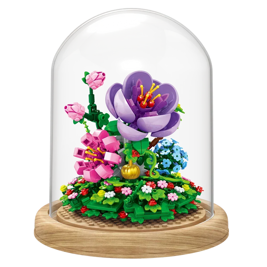 Bloc de Construction Pot De <br> Fleur