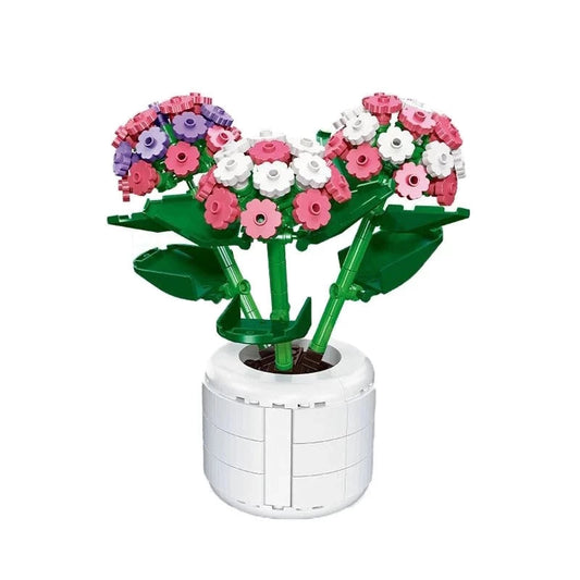 Bloc de Construction Fleur <br> Vase Moderne