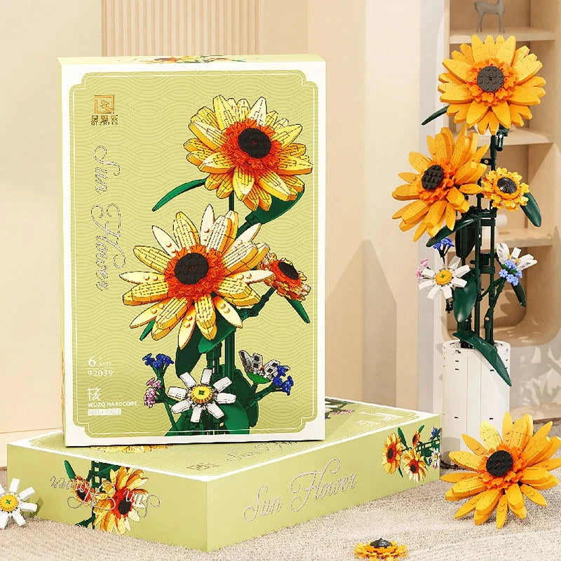 Fleur Bloc de Construction Tournesol - Plante Paradise