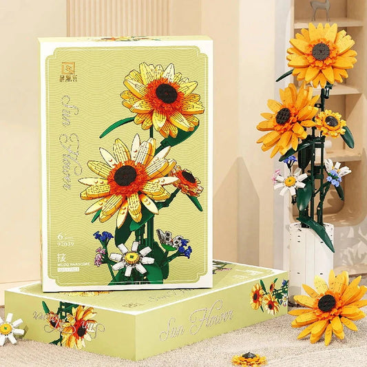 Fleur Bloc de Construction Tournesol - Plante Paradise