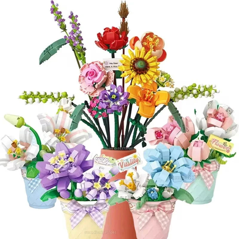 Set Bloc de Construction Fleurs - Plante Paradise
