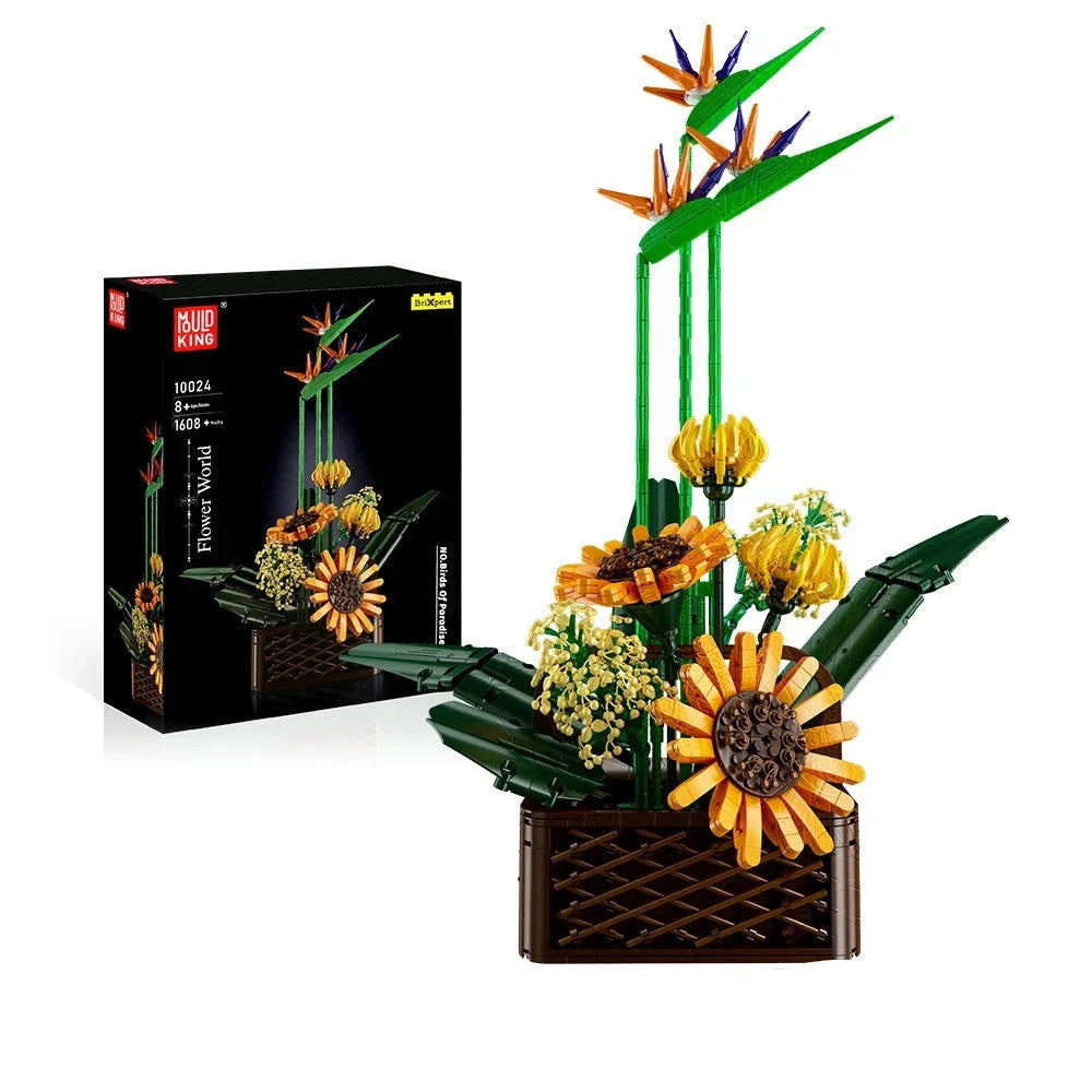 Bloc de Construction Vintage Fleur - Plante Paradise