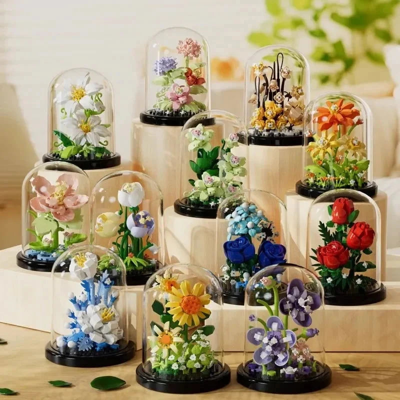 Bloc de Construction Fleur Sous Cloche - Plante Paradise