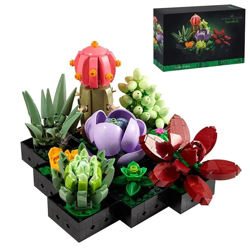Bloc de Construction Fleur Succulente - Plante Paradise