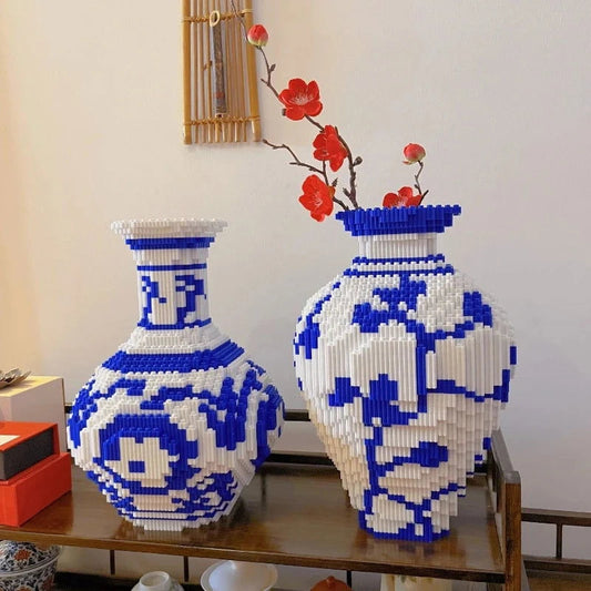 Bloc de Construction Vase Chinois Pour Fleur - Plante Paradise