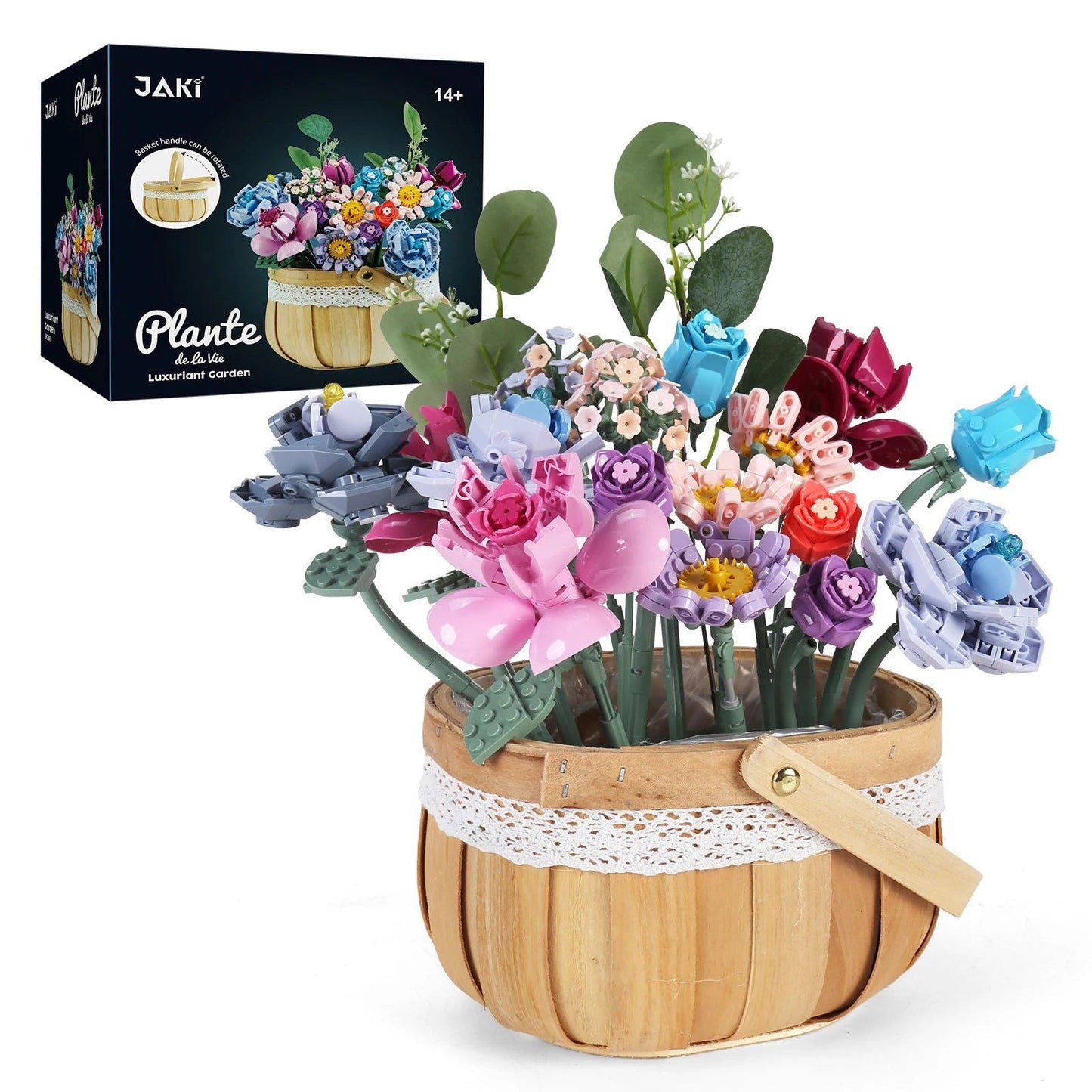 Bouquet de Fleur Bloc de Construction Panier - Plante Paradise