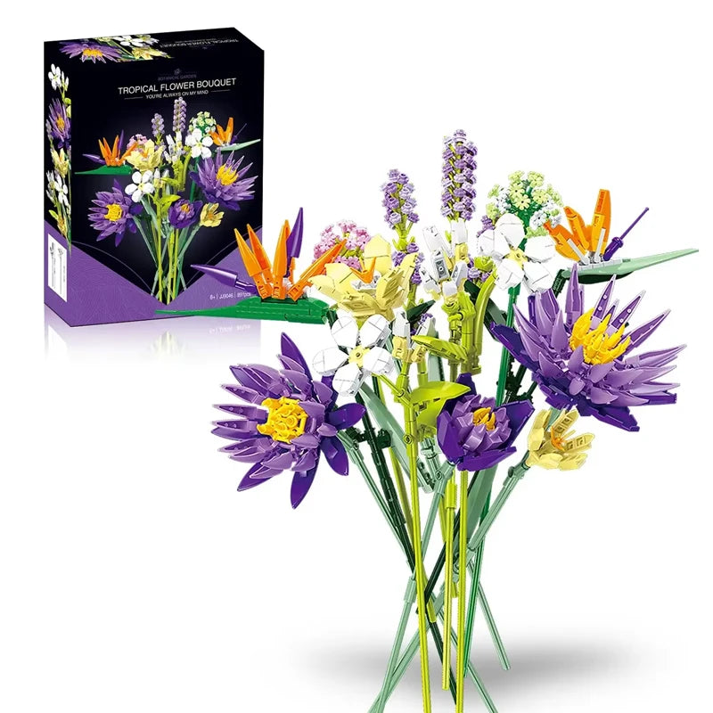 Bloc de Construction Bouquet de Fleur Tropical - Plante Paradise