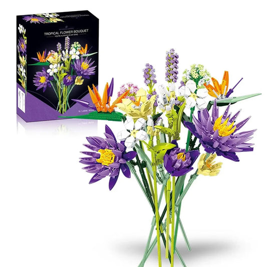 Bloc de Construction Bouquet de Fleur Tropical - Plante Paradise