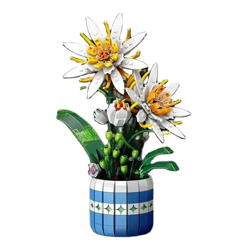 Bloc de Construction Marguerite avec Pot - Plante Paradise