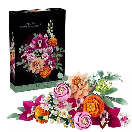 Bouquet de Fleur Bloc de Construction Coloré - Plante Paradise