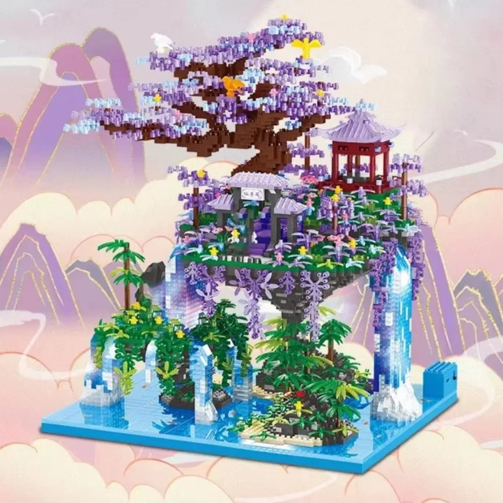 Bloc de Construction Fleuri – Jardin Zen Suspendu